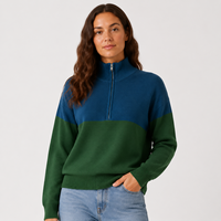 Ensemble sportif 2 pièces pour femmes, pull à col roulé à manches longues, mode estivale personnalisée