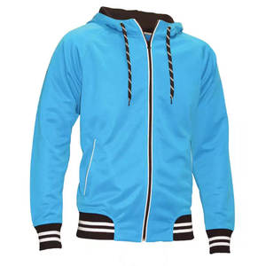 Sweat à capuche en coton 20% polyester à imprimé dégradé épais pour hommes - Product Image 5