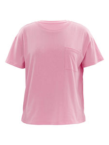 Última tendencia llegada básica mujeres camiseta algodón mezclado ropa OEM como demanda diseño elegante mujer camiseta a bajo precio - Product Image 6