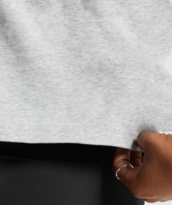 Camiseta de algodón 100% con hombros caídos de gran tamaño de alta calidad, ropa informal, camiseta de manga corta en blanco de peso pesado para gimnasio - Product Image 4