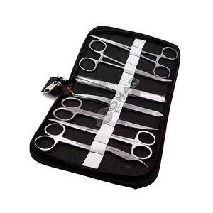 Juego quirúrgico para hospitales y clínicas Kit de disección con bolsa Kit de sutura Kit de instrumentos quirúrgicos Fabricación Cirugía de columna ósea - Product Image 1