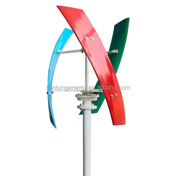 Vertikales Bohrloch design 1kW 3kW 5kW 10kW Neue Energie-Permanentmagnet-Windkraft anlage mit Direkt antrieb für gewerbliche Investitionen in der Industrie