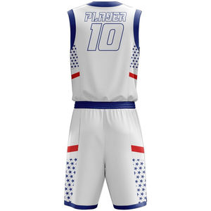 Sublimación personalizada uniforme de baloncesto camisetas al por mayor uniforme de baloncesto hecho profesional uniforme de baloncesto - Product Image 6