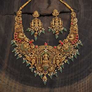 Antique Necklace 182536 Elegant <b>Wedding</b> <b>Accessory</b> - Product Image 1