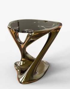 Diseño único, forma personalizada, lado de metal y mesa de centro, muebles de lujo para el hogar para la decoración del hogar y la Oficina de la sala de estar - Product Image 2