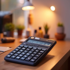 Calculadora Solar de 10 Dígitos de TWEN-Black, Funciona con Energía Solar y sin Baterías - Product Image 3