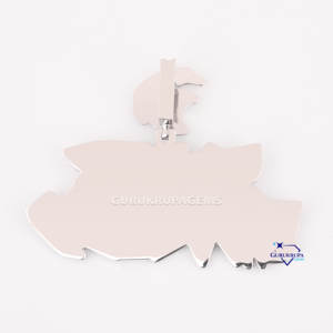 Iced Out Fully Hip Hop 925 Sterling Silver Lab Grown Diamond Colgante Letra inicial Joyería personalizada para hombres Mujeres - Product Image 6