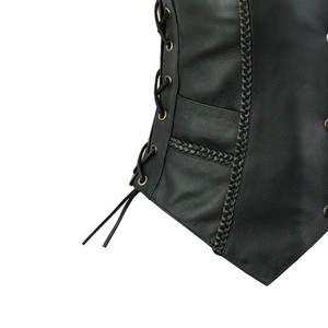 Nuevo Chaleco de Cuero Genuino para Mujer con Talla y Color Personalizados, 100% Cuero Vacuno, Relleno de Algodón, Impermeable - Product Image 5