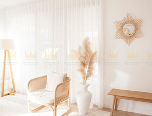 Top Vente Moderne Boho Décor Soleil Mur Miroir À La Main En Rotin Naturel Personnalisable Forme pour La Décoration De La Maison - Product Image 6