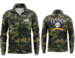 Custom 100% Polyester Soft Heated Winter <b>Jacket</b> Hot Selling <b>Camo</b> Design with Water-Resistant OEM Sublimation Process - Product Image 3