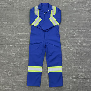 hi vis coverall durable breathable fabric build industrial coverall bright tone reliable stitching professional coverall - Product Image 3