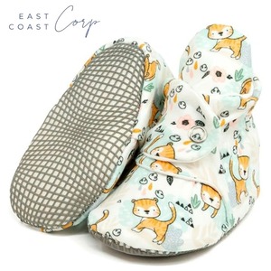 Botines de bebé de muselina de algodón orgánico, zapatillas de bebé recién nacido, botines de niño, botines de niña - Product Image 2