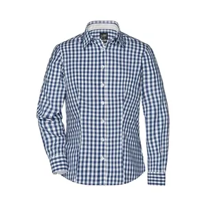 Ladies' <b>Checked</b> Blouse Corporate Merchandising Promotional Polo <b>Shirts</b> - Product Image 4