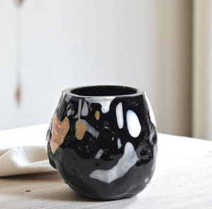 เชิงเทียนแก้วทรงไม่สมมาตร งานหนัก เป็นมิตรกับสิ่งแวดล้อม ดีไซน์หรูหรา ทำด้วยมือ ตัดแบบไดคัท ของตกแต่งบ้าน สำหรับคริสต์มาส อีสเตอร์ วันวาเลนไทน์ - Product Image 6