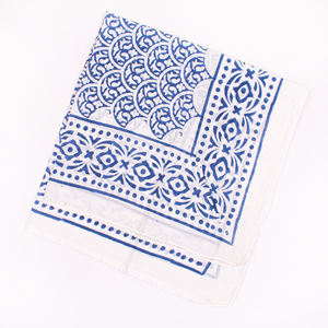 Diadema cuadrada ecológica vintage de algodón hecha a mano en color sólido lista para enviar para eventos al aire libre y banda para el cuello India - Product Image 6