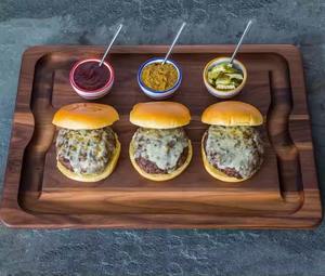 Planche à découper en bois, planche à découper multifonctionnelle pour la cuisine, le service et la préparation - Product Image 2