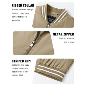 Nouvelle arrivée Veste en toile de qualité supérieure pour l'hiver avec logo sur le devant Décontractée Respirante Écologique pour hommes - Product Image 6