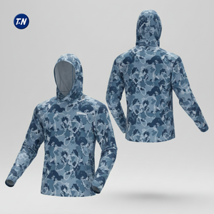 Camiseta de Pesca Ligera y Transpirable de Spandex/Poliéster, Anti-UV (UPF 50), Secado Rápido, Antibacteriana, Tallas Grandes, Logotipo Frontal, Unisex - Product Image 4