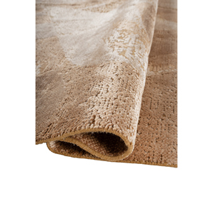 Aprezo Hand Knotted <b>Wool</b> & Bamboo Silk Rug <b>Red</b> & Orange with Abstract Pattern AKWB-3649 for Home Use - Product Image 2