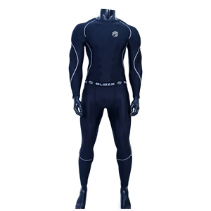 Conjunto de Compresión para Hombre, Ropa Deportiva Elástica de Secado Rápido, a Prueba de Sudor, Ajustada, para Correr - Product Image 2