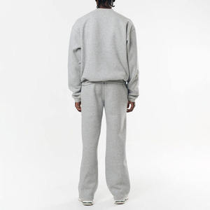 Ensemble de survêtement respirant pour femme avec un sweat-shirt à col rond surdimensionné et un pantalon de survêtement, ensemble en molleton de coton et polyester unisexe 2026 - Product Image 6