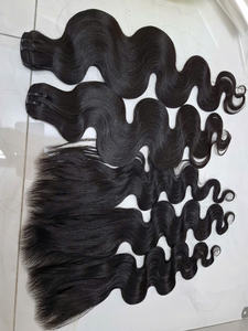 VCHAIRVIETNAM Extensions de cheveux humains vietnamiens vierges haute définition à fermeture frontale en dentelle en tailles 2x6 3x6 3x7 13x8 Vietnam - Product Image 4