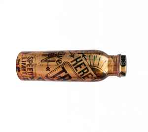 Botella de agua de cobre para bicicleta, capacidad de 500ml, Material inoxidable y vidrio, tapa de estilo bonito, gimnasio para adultos, actividades al aire libre, venta directa - Product Image 1