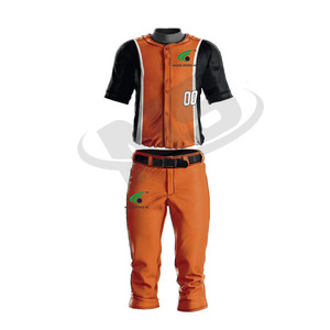 Top Qualité Baseball Uniforme 100% Polyester Softball Jersey Conception Personnalisée Équipe Porter À Séchage Rapide Sublimé Uniforme Pour Hommes - Product Image 4