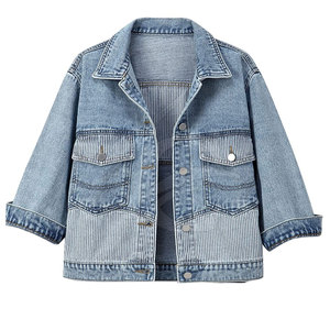 Uso al aire libre Ropa de moda Mujeres Jeans Chaqueta Ropa informal Uso de invierno Jeans Chaqueta para mujeres en diferentes diseños - Product Image 1