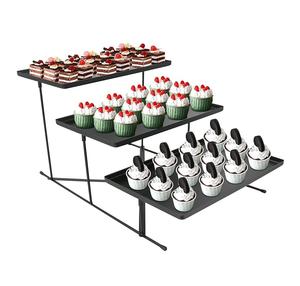 Soportes para Pasteles de Hierro Dorado de Diseño Único al por Mayor, Soporte para Pasteles de Boda para Mesa - Product Image 2