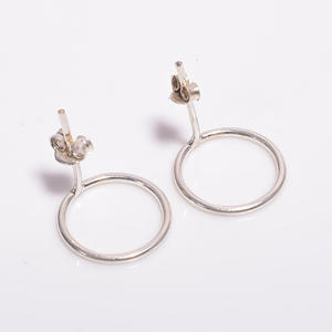 Pendientes clásicos de Plata de Ley 925 de alta calidad, regalo perfecto para amantes de la joyería de moda, venta al por mayor, joyería de plata pura para - Product Image 2