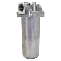 Nouveau filtre à huile hydraulique industriel JUNWAVE, filtration des particules de 100 microns, boîtier en aluminium à maille métallique, entrée 3/4" 1", garantie 1 an