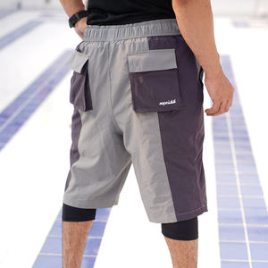 Séchage rapide Halal personnalisé marque maillots de bain hommes genou-longueur modeste Shorts de bain léger musulman plage Style été mode 2025 - Product Image 6