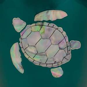 Urnes de tortue de mer pour les cendres humaines Urnes pour hommes et femmes adultes avec sac en velours Urnes de crémation de taille personnalisée - Product Image 3