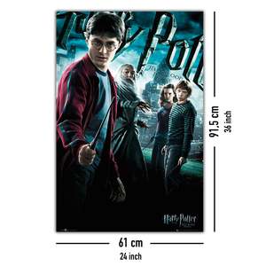 For Harry Potter and the Half-Blood Prince Modern Wall <b>Poster</b> Black Frame Paper Material - Product Image 4