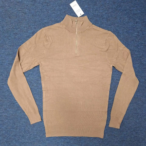 Veste chemise à col montant zippé mi-longue pour homme, en molleton 100% coton biologique, antibactérien, logo frontal, qualité supérieure - Product Image 2