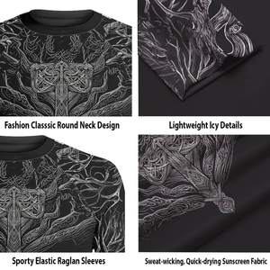 <b>Men's</b> Long Sleeve <b>Rash</b> <b>Guard</b> <b>Mens</b> Compression Shirts Custom Quick Dry <b>Men</b> Gym Shirts MMA <b>Rash</b> <b>Guard</b> Shirts - Product Image 4