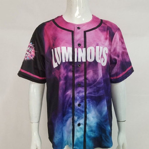 Conjunto de Uniforme de Béisbol Personalizado para Hombre, Transpirable, de Poliéster, con Estampado por Transferencia de Calor, Ropa de Equipo, Jersey de Entrenamiento Deportivo OEM - Product Image 4