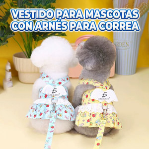 Pettorina di Lusso Piccola per Cani, Taglia Media, Traspirante, Personalizzabile, in Poliestere Cotone, Fantasia Floreale Tinta Unita, con Pizzo, per Gatti Sportivi - Product Image 6