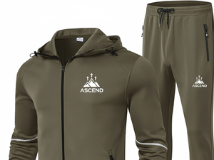 Chándal deportivo unisex | Patrón sólido con capucha de moda | 100% algodón antibacteriano y transpirable | Pedido personalizado - Product Image 3