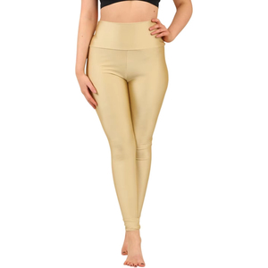 Mallas de gimnasio elásticas transpirables de cintura alta para mujer, mallas de gimnasio elásticas de cuatro vías ecológicas sólidas, ropa deportiva personalizada para Fitness Yoga - Product Image 1