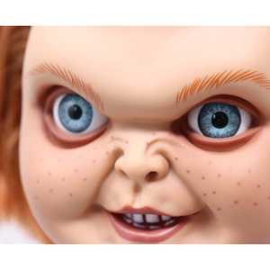 Muñeco Chucky de 15 Pulgadas para Niños, Muñeco con Cara Malvada, Funciona con Pilas, 30 cm, Estilo Muñeca Blythe, Material de Vinilo y Porcelana - Product Image 5