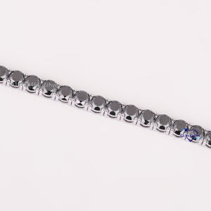Pulsera de Diamantes Moissanite de Oro de 14kt de Alta Calidad, Joyería Elegante y con Estilo, con Brillo Deslumbrante para Fiestas - Product Image 4