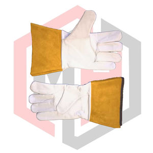 ถุงมือกันความร้อนแบบกำหนดเอง ซับในกันความร้อน 7 ออนซ์ ความหนา 14 นิ้ว ข้อมือแบบถัก ทนทาน ปกป้องมือและแขน - Product Image 6