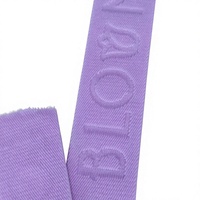Bande élastique jacquard personnalisée avec logo en relief, sangle élastique en nylon souple pour vêtements et sous-vêtements