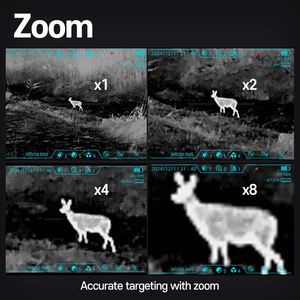 กล้องถ่ายภาพความร้อน ZeroBeam K23L 12MP CMOS หน้าจอ OLED 2.4 นิ้ว ดีไซน์ทนทานมาตรฐาน IP66 ระยะการใช้งาน 3 กม. สำหรับการตรวจสอบกลางแจ้ง รองรับ SD การใช้งานต่อเนื่อง 5 ชั่วโมง ขนาดกะทัดรัด - Product Image 4