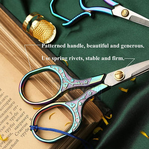 Customized Sewing Embroidery <b>Scissors</b> Fancy Handle Stainless Steel Embroidery <b>Scissors</b> for Threading Needlework - Product Image 4
