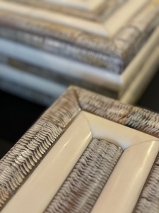 Boîtes décoratives tendance en bois avec couvercle, boîtes décoratives tendance en gros, organisateur, noir et blanc disponibles - Product Image 2
