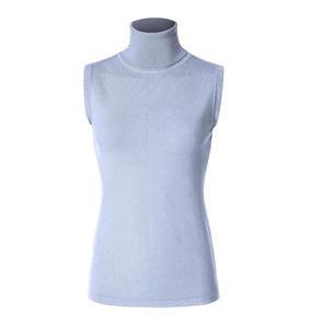 Top New Deal Top sin mangas de cuello alto para mujer para reunión informal Formal cómodo diseño de Color personalizado hecho en Bangladesh - Product Image 3