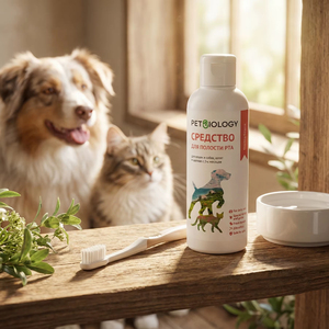 PETBIOLOGY Collutorio per l'alito fresco – Cani e Gatti, 150ml - Product Image 1